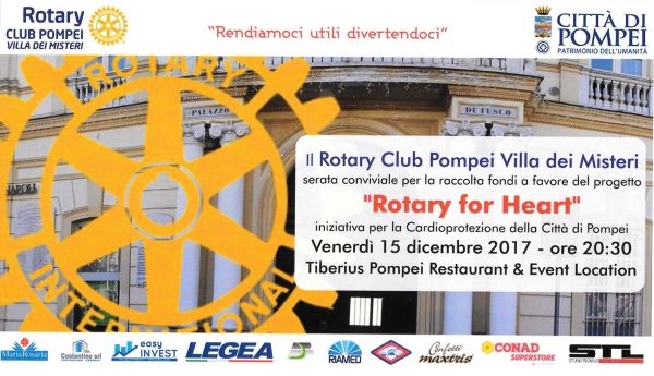 Invito Rotary for Heart 15 dicembre 2017